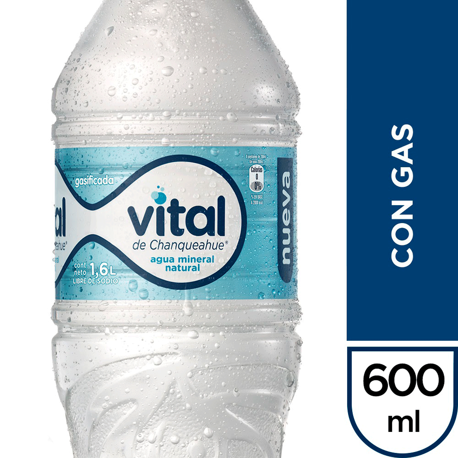 Agua Con Gas - Vital 600cc