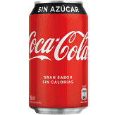 Coca-Cola SIN AZÚCAR lata 350 ml.
